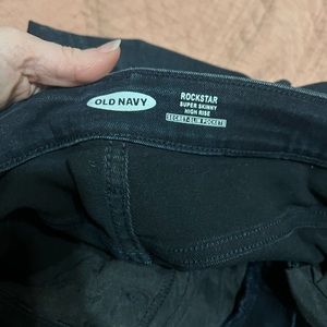 Old navy rock star super skinny high rise jeans size 4